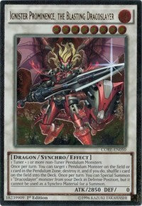 Ignister Prominence, the Blasting Dracoslayer (UTR) [CORE-EN050] Ultimate Rare | Exor Games Truro