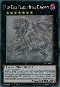 Red-Eyes Flare Metal Dragon (GR) [CORE-EN054] Ghost Rare | Exor Games Truro