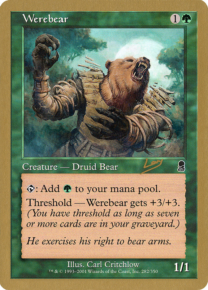 Werebear (Raphael Levy) [World Championship Decks 2002] | Exor Games Truro