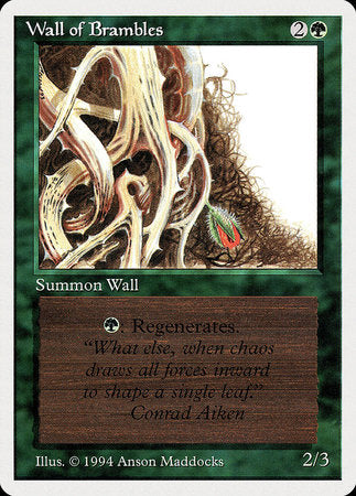 Wall of Brambles [Summer Magic / Edgar] | Exor Games Truro