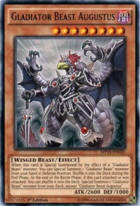 Gladiator Beast Augustus [MP15-EN020] Rare | Exor Games Truro