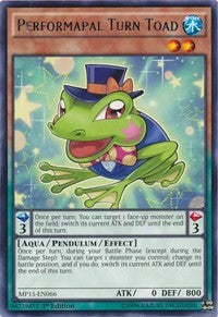 Performapal Turn Toad [MP15-EN066] Rare | Exor Games Truro