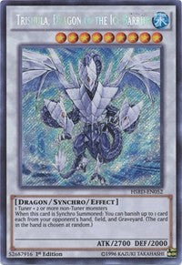 Trishula, Dragon of the Ice Barrier [HSRD-EN052] Secret Rare | Exor Games Truro