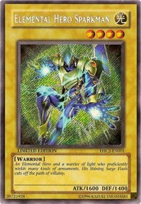 Elemental HERO Sparkman [EHC2-EN001] Secret Rare | Exor Games Truro