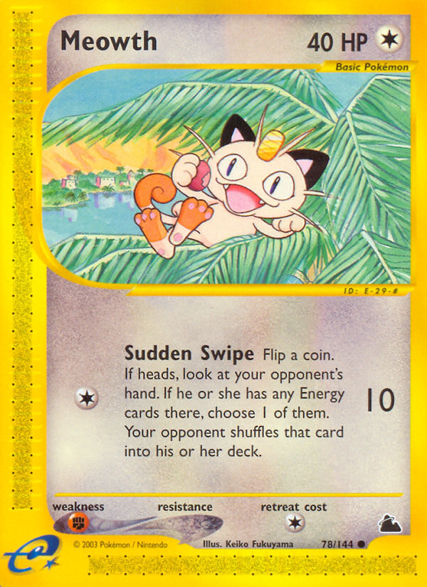 Meowth (78/144) [Skyridge] | Exor Games Truro