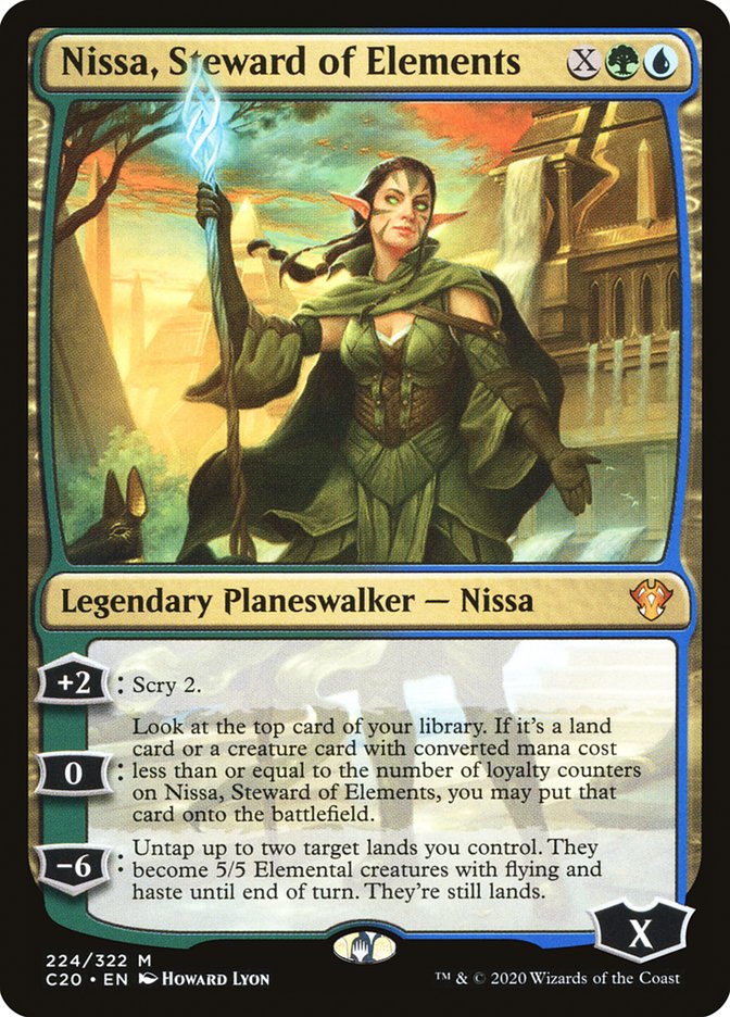 Nissa, Steward of Elements [Commander 2020] | Exor Games Truro