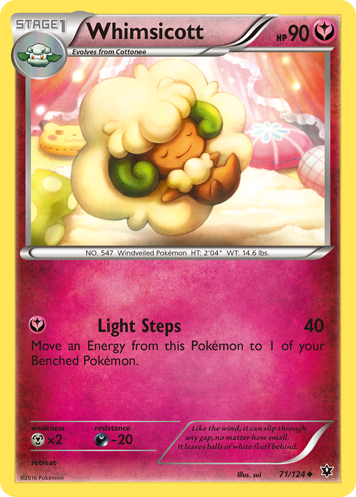 Whimsicott (71/124) [XY: Fates Collide] | Exor Games Truro