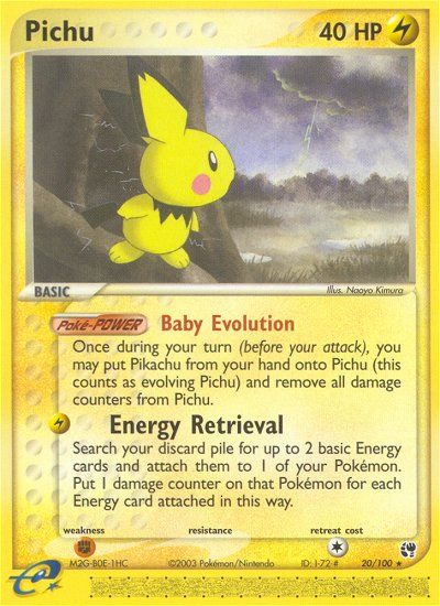 Pichu (20/100) [EX: Sandstorm] | Exor Games Truro