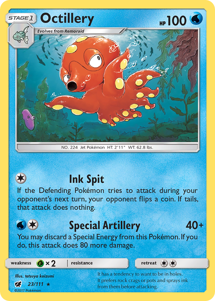 Octillery (23/111) [Sun & Moon: Crimson Invasion] | Exor Games Truro