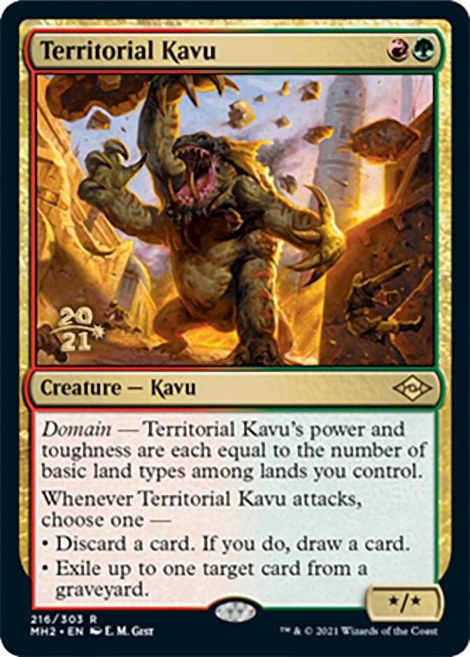 Territorial Kavu [Modern Horizons 2 Prerelease Promos] | Exor Games Truro