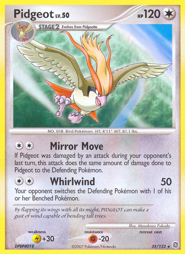 Pidgeot (35/132) [Diamond & Pearl: Secret Wonders] | Exor Games Truro