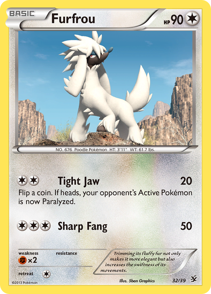 Furfrou (32/39) [XY: Kalos Starter Set] | Exor Games Truro
