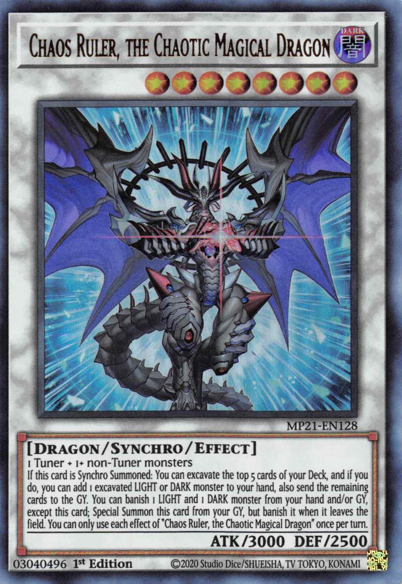 Chaos Ruler, the Chaotic Magical Dragon [MP21-EN128] Ultra Rare | Exor Games Truro