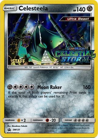 Celesteela (SM131) (Staff Prerelease Promo) [Sun & Moon: Black Star Promos] | Exor Games Truro