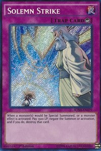 Solemn Strike [BOSH-EN079] Secret Rare | Exor Games Truro