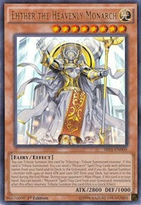 Ehther the Heavenly Monarch [SR01-EN000] Ultra Rare | Exor Games Truro