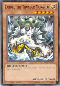 Zaborg the Thunder Monarch [SR01-EN005] Common | Exor Games Truro