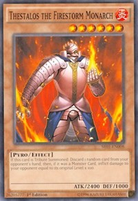 Thestalos the Firestorm Monarch [SR01-EN008] Common | Exor Games Truro