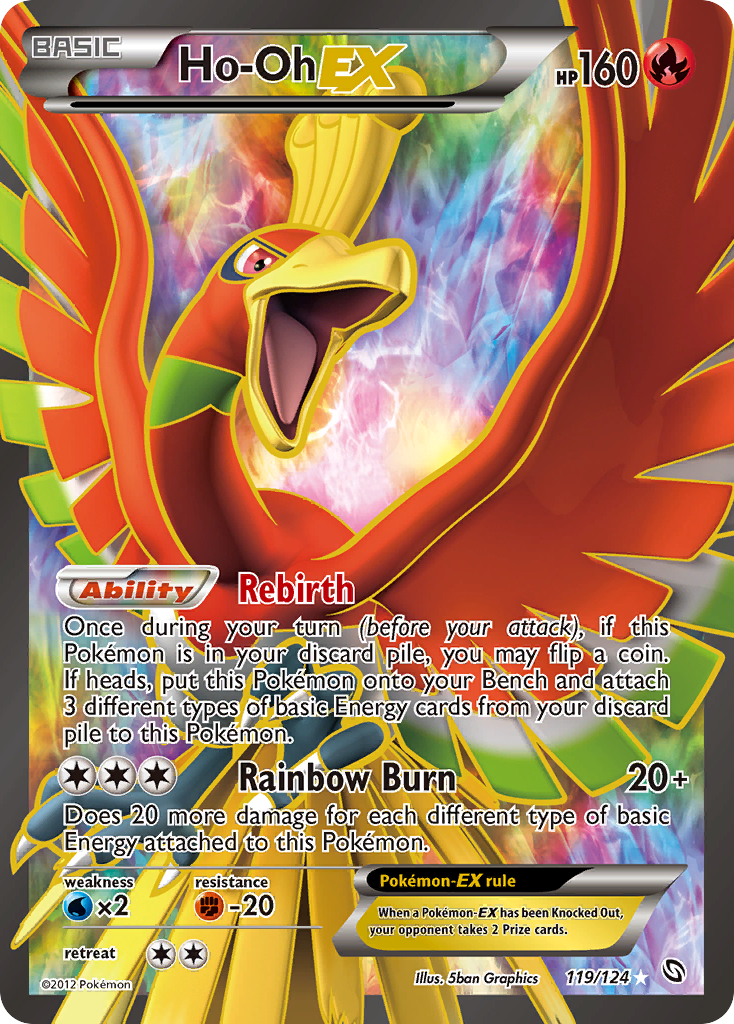 Ho-Oh EX (119/124) [Black & White: Dragons Exalted] | Exor Games Truro