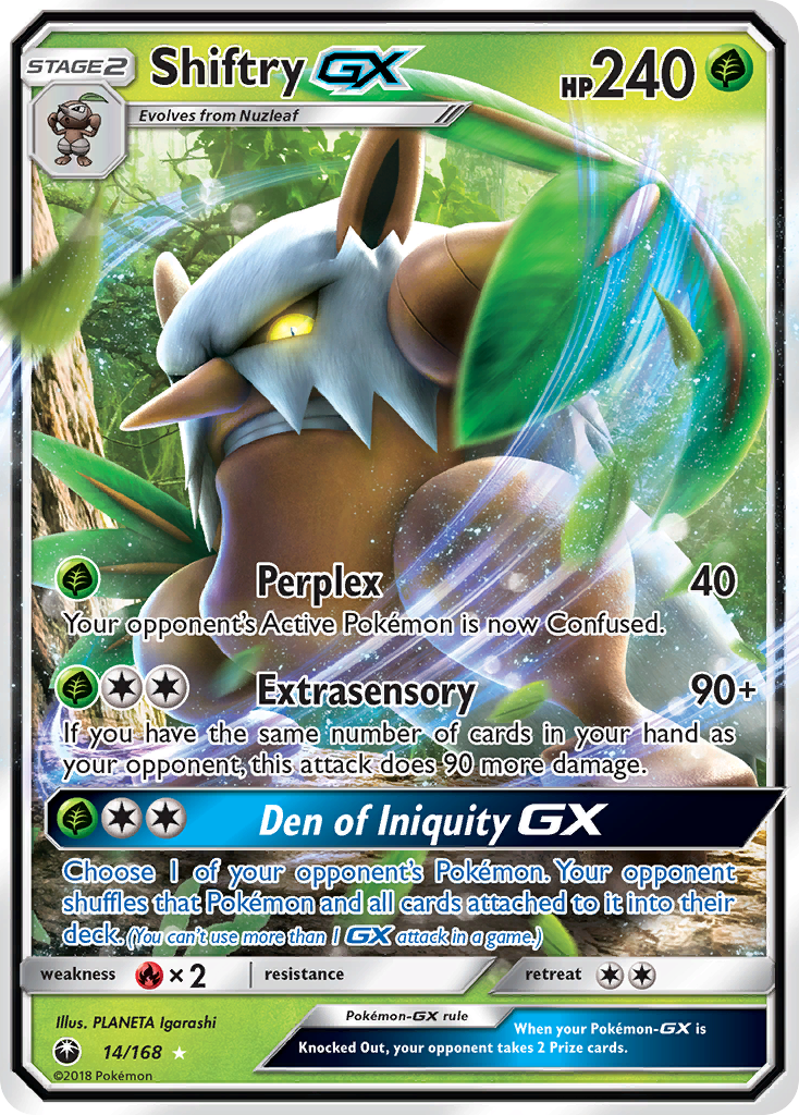 Shiftry GX (14/168) [Sun & Moon: Celestial Storm] | Exor Games Truro