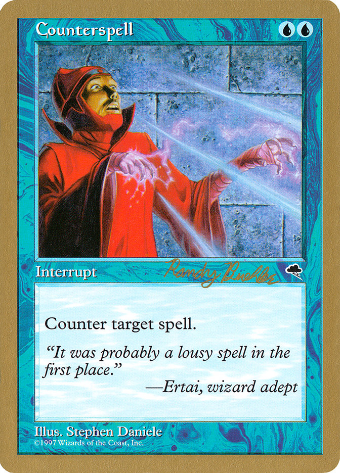 Counterspell (Randy Buehler) [World Championship Decks 1998] | Exor Games Truro