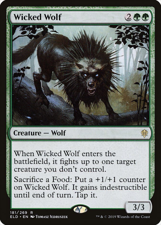 Wicked Wolf [Throne of Eldraine] | Exor Games Truro