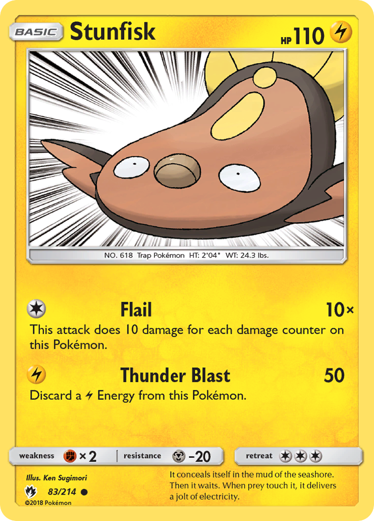 Stunfisk (83/214) [Sun & Moon: Lost Thunder] | Exor Games Truro