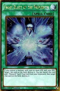 Frost Blast of the Monarchs [PGL3-EN012] Gold Secret Rare | Exor Games Truro