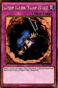 Deep Dark Trap Hole [PGL3-EN037] Gold Secret Rare | Exor Games Truro