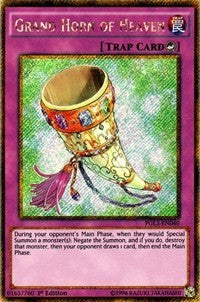 Grand Horn of Heaven [PGL3-EN040] Gold Secret Rare | Exor Games Truro