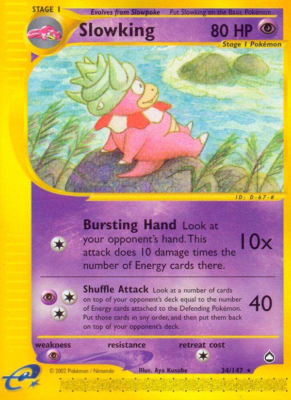 Slowking (34/147) [Aquapolis] | Exor Games Truro