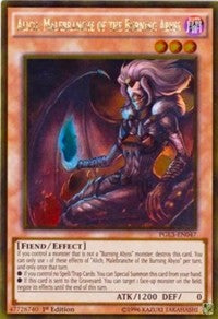 Alich, Malebranche of the Burning Abyss [PGL3-EN047] Gold Rare | Exor Games Truro