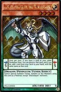 Luster Pendulum, the Dracoslayer [PGL3-EN055] Gold Rare | Exor Games Truro