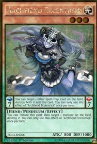 Archfiend Eccentrick [PGL3-EN056] Gold Rare | Exor Games Truro