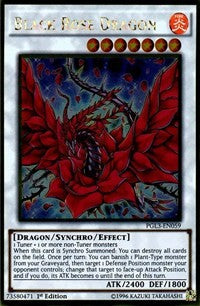 Black Rose Dragon [PGL3-EN059] Gold Rare | Exor Games Truro