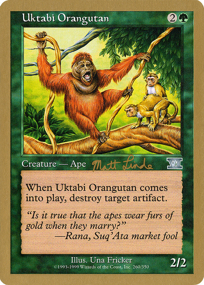 Uktabi Orangutan (Matt Linde) [World Championship Decks 1999] | Exor Games Truro