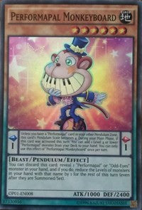 Performapal Monkeyboard [OP01-EN008] Super Rare | Exor Games Truro