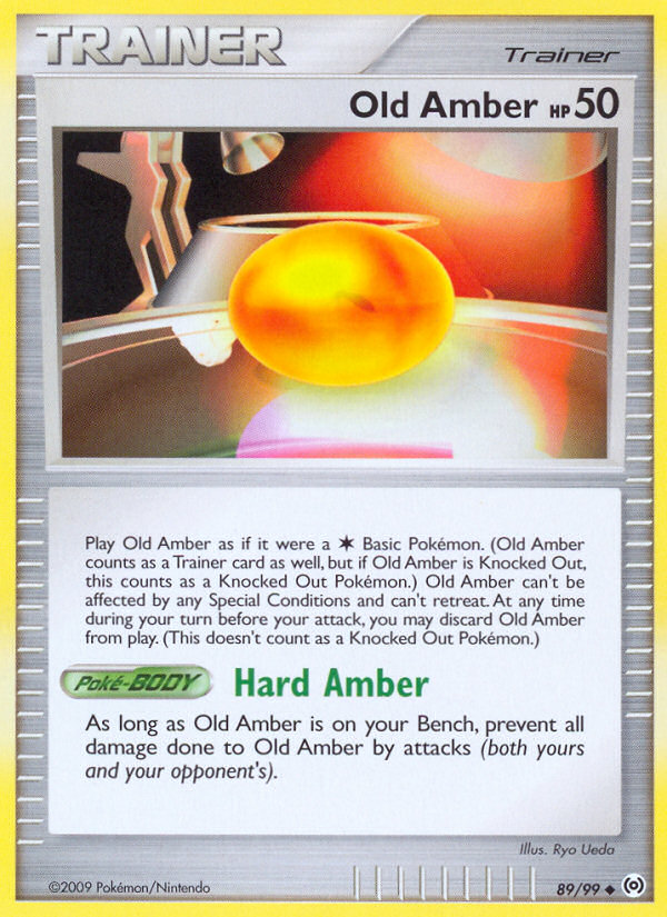 Old Amber (89/99) [Platinum: Arceus] | Exor Games Truro