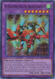 Sky Galloping Gaia the Dragon Champion [MIL1-EN010] Super Rare | Exor Games Truro