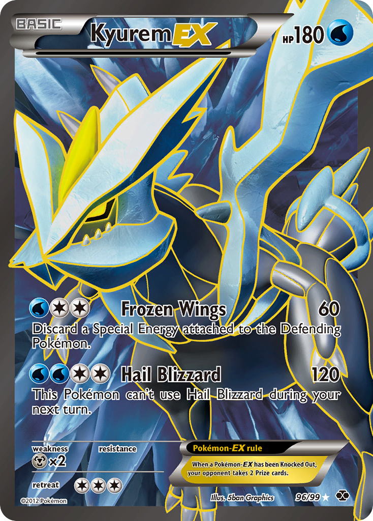 Kyurem EX (96/99) [Black & White: Next Destinies] | Exor Games Truro