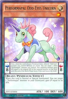 Performapal Odd-Eyes Unicorn [SHVI-EN004] Rare | Exor Games Truro