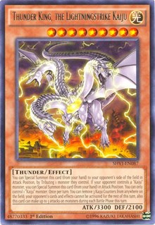 Thunder King, the Lightningstrike Kaiju [SHVI-EN087] Rare | Exor Games Truro