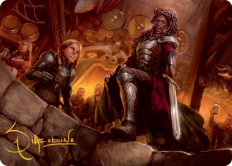 Veteran Dungeoneer Art Card (Gold-Stamped Signature) [Dungeons & Dragons: Adventures in the Forgotten Realms Art Series] | Exor Games Truro