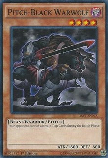 Pitch-Black Warwolf [YS16-EN018] Common | Exor Games Truro