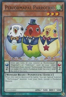 Performapal Parrotrio [YS16-EN005] Super Rare | Exor Games Truro