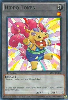 Hippo Token (Yellow) [YS16-ENT02] Common | Exor Games Truro