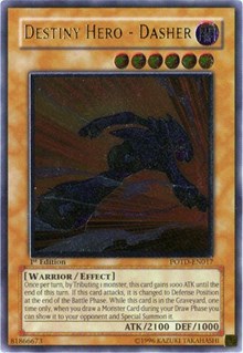 Destiny Hero - Dasher (UTR) [POTD-EN017] Ultimate Rare | Exor Games Truro