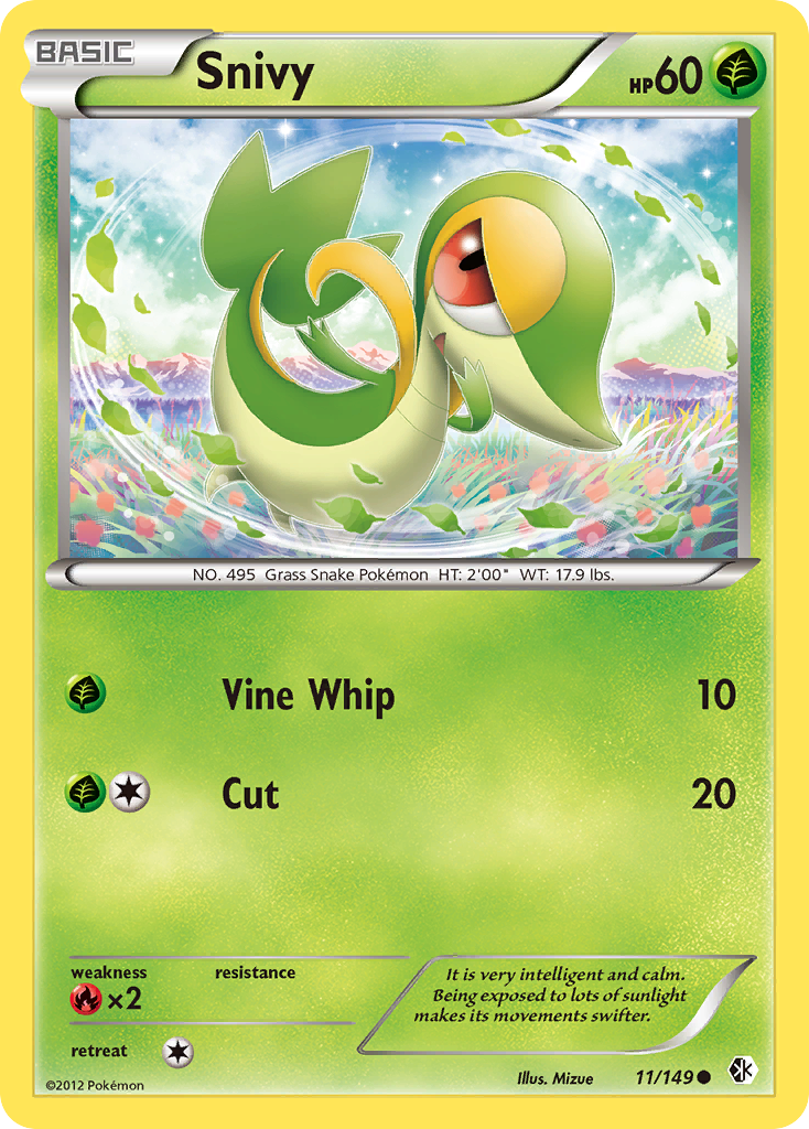 Snivy (11/149) [Black & White: Boundaries Crossed] | Exor Games Truro