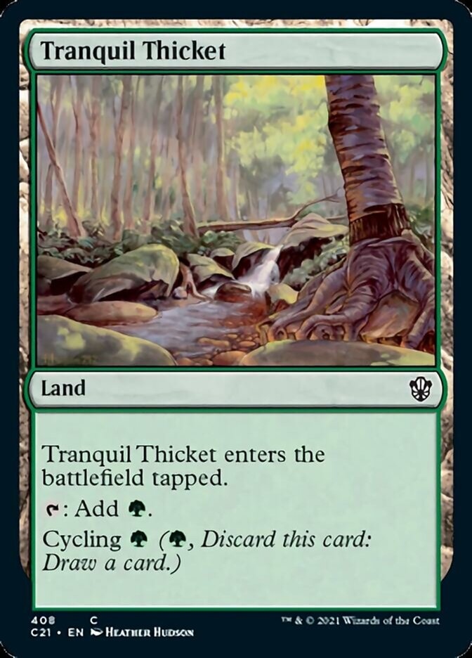 Tranquil Thicket [Commander 2021] | Exor Games Truro