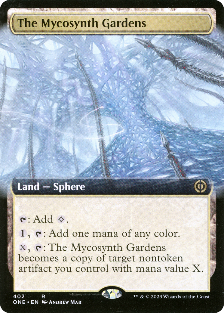 The Mycosynth Gardens (Extended Art) [Phyrexia: All Will Be One] | Exor Games Truro